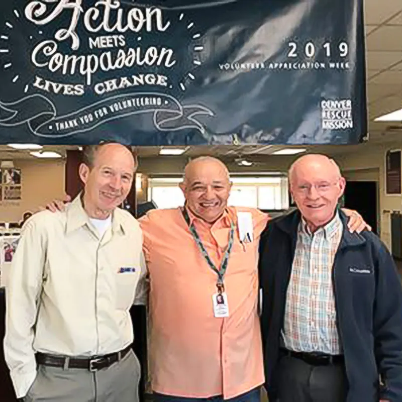 JIM CASHERO volunteering