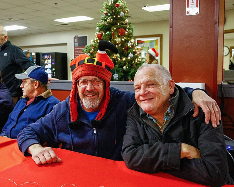 Christmas 2022 - Two Men in New Life Program