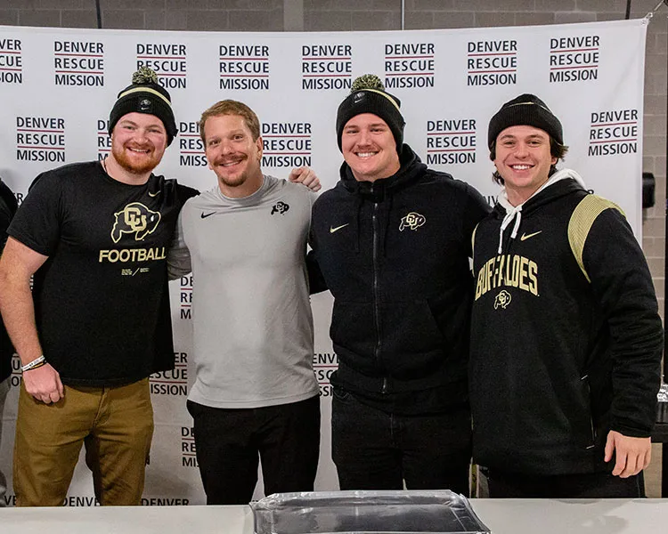 Guests Share Meals and Stories with the CU Buffs