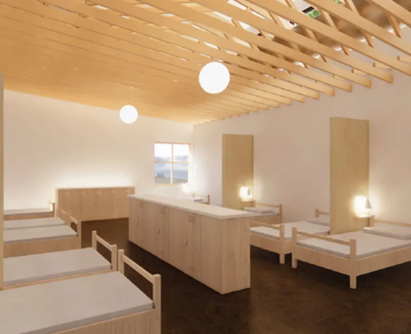 Dorms in new building