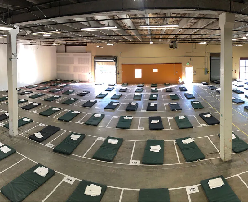 Blue Spruce Temporary Shelter