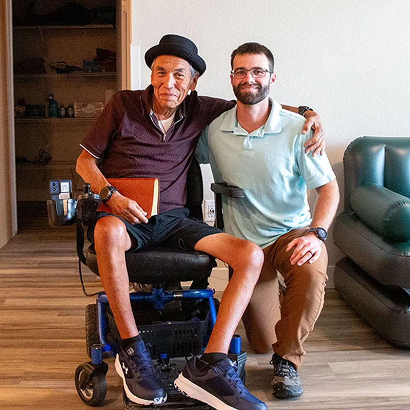 Randy and Chaplain Josh