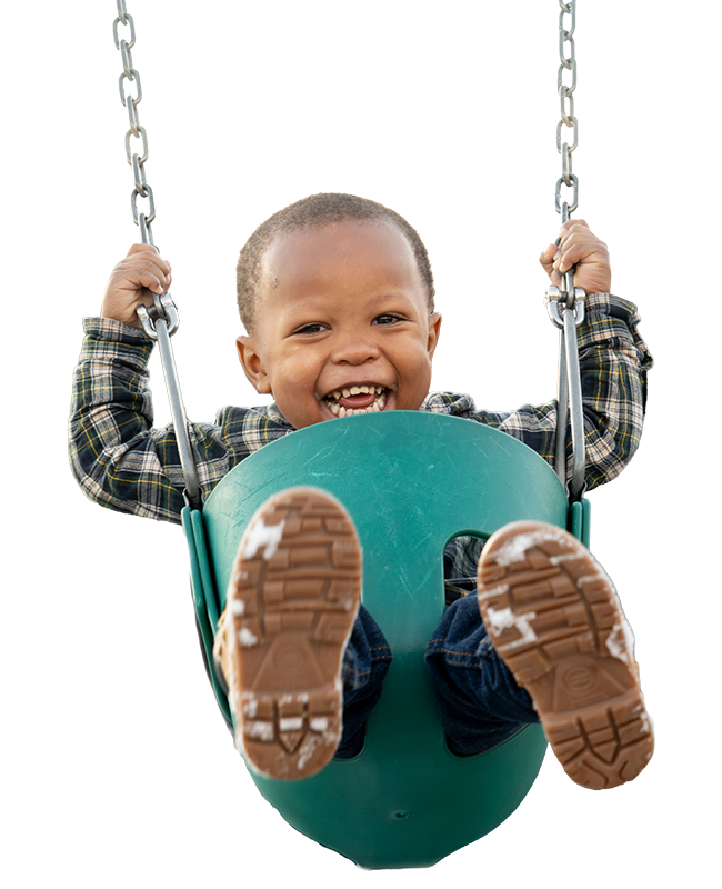 Kyi’Ree on the swing